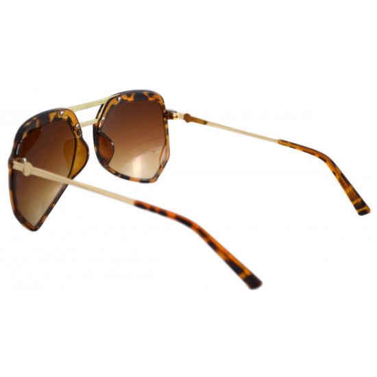Ochelari de soare Rectangular Animal Print-
