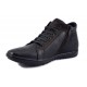 Pantofi Sport tip Ghete Barbatesti negri piele Inalti ShoeNS