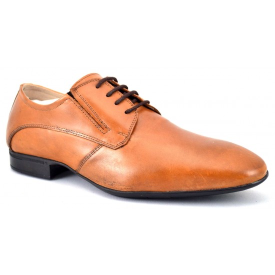 Pantofi Barbatesti Maro deschis Piele Naturala - FG Shoes Pantofi Barbatesti Maro deschis Piele Naturala - FG Shoes