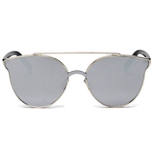 Ochelari de soare Ochi de Pisica Cat eye Gri Oglinda II