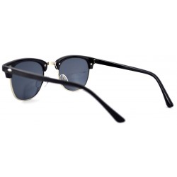 Ochelari de soare Clubmaster Retro Negru - Bleumarin Degrade