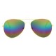 Ochelari de soare Aviator - 3 nuante cu reflexii - Gold Ochelari de soare Aviator - 3 nuante cu reflexii - Gold