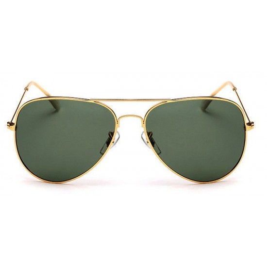 Ochelari de soare Aviator Verde - Auriu - Polarizati