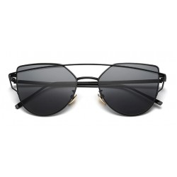 Ochelari de soare Ochi de Pisica Cat eyes Negru cu Negru