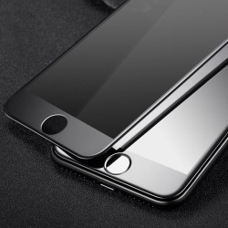 Folie de protectie compatibila cu iPhone 7 PLUS Sticla Securizata 3D Acoperire 100% 0,2mm Geam Balistic - Alba