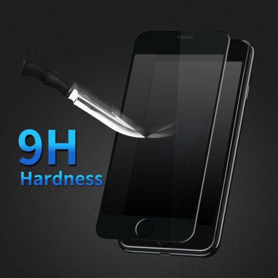 Folie de protectie compatibila cu iPhone 8 Plus cu Sticla Securizata 3D Acoperire 100% 0,2mm Geam Balistic - Neagra