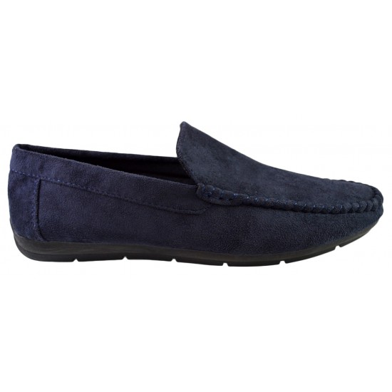 Mocasini Barbatesti Bleumarin Piele Intoarsa Corner