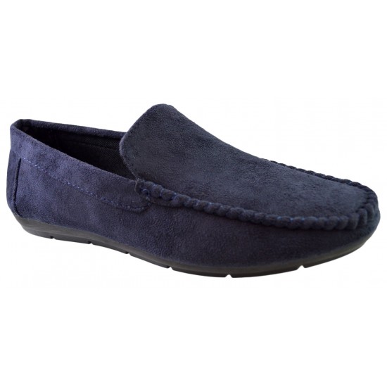 Mocasini Barbatesti Bleumarin Piele Intoarsa Corner