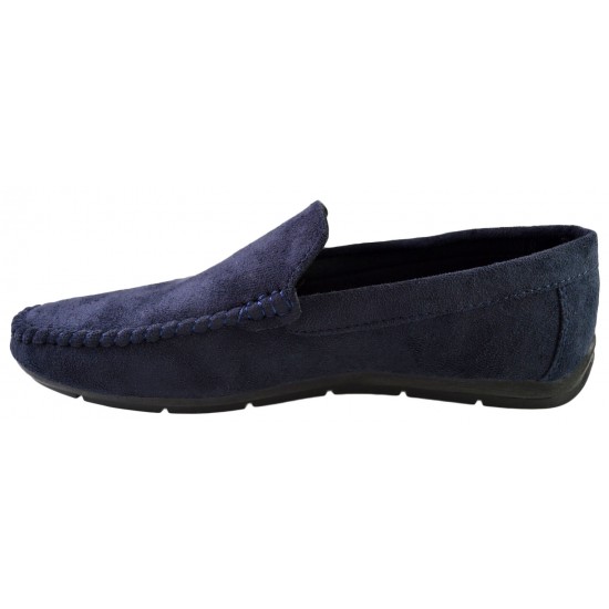 Mocasini Barbatesti Bleumarin Piele Intoarsa Corner