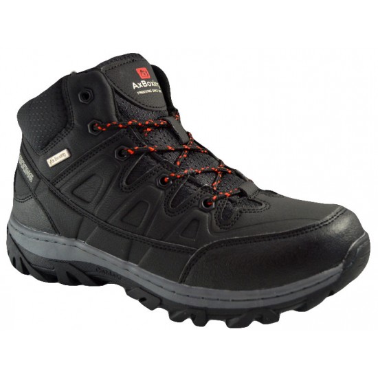 Bocanci Barbati Negre Trekking Impermeabili, imblaniti - AX Boxing Cycles Two