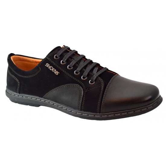 Pantofi Casual Barbatesti, Negri, model NS