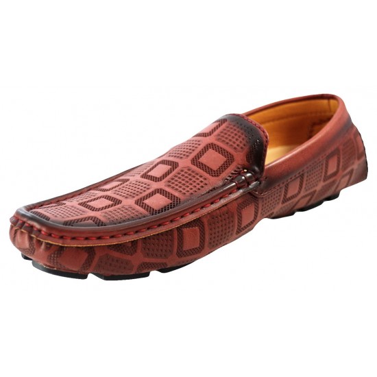 Mocasini Barbatesti, Rosu-Bordo, FreeFresh