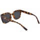 Ochelari de Soare Dama Rectangular Oversized Maro Leopard