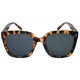 Ochelari de Soare Dama Rectangular Oversized Maro Leopard