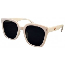 Ochelari de Soare Dama Rectangular Oversized Alb