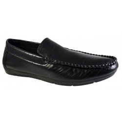 Mocasini Barbati, Negri, model cu nervuri - Corner
