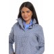 Camasa Dama Poplin Albastra cu Carouri Vichy Camasa Dama Poplin Albastra cu Carouri Vichy