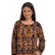 Bluza Dama Multicolora cu Imprimeu Combinat