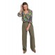Pantaloni dama, Largi Palazzo, Kaki Pantaloni dama, Largi Palazzo, Kaki