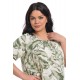 Bluza Dama, Model Floral Verde