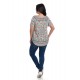 Bluza Dama, Model Floral, Roz Verde Bluza Dama, Model Floral, Roz Verde