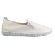 Pantofi Casual Barbatesti, Albi, perforati flip-on