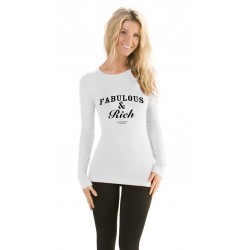 Bluza Fabulous & Rich - Alb