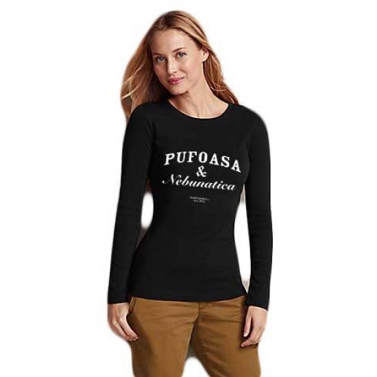 Bluza Pufoasa si Nebunatica - Negru Bluza Pufoasa si Nebunatica - Negru