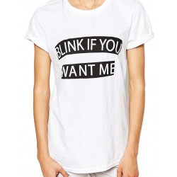 Tricou dama alb - Blink