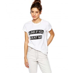 Tricou dama alb - Blink