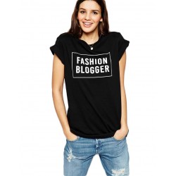 Tricou dama negru  - Fashion Blogger