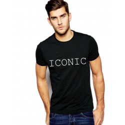 Tricou negru barbati - ICONIC