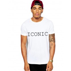 Tricou barbati alb - ICONIC