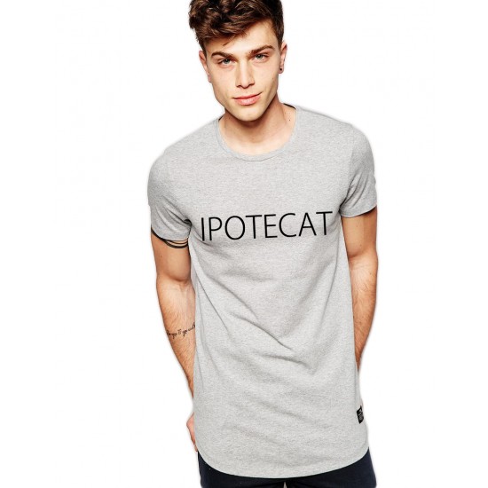 Tricou gri barbati - Ipotecat