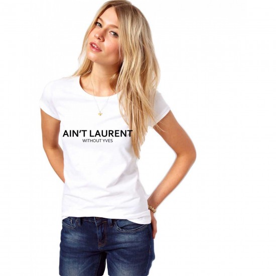 Tricou Ain't L. without Y. - Alb Tricou Ain't L. without Y. - Alb