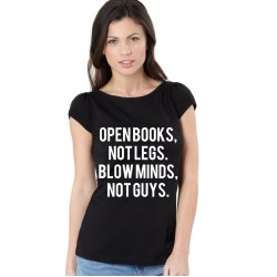 Tricou dama negru, Open Books