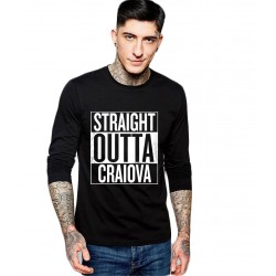 Bluza barbati neagra - Straight Outta Craiova