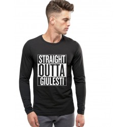 Bluza barbati neagra - Straight Outta Giulesti