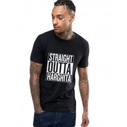 Tricou negru barbati - Straight Outta Harghita