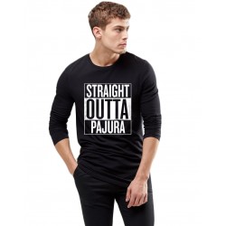 Bluza barbati neagra - Straight Outta Pajura