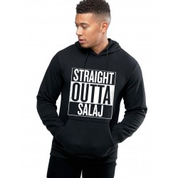 Hanorac Barbati Negru - Straight Outta Salaj