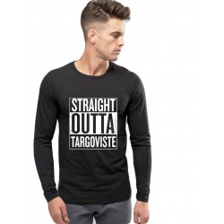 Bluza barbati neagra - Straight Outta Targoviste