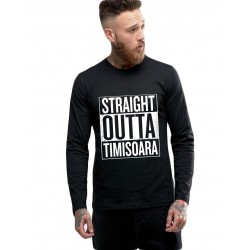 Bluza barbati neagra - Straight Outta Timisoara