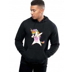 Hanorac Barbati Negru - Cool Unicorn