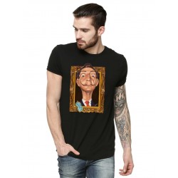 Tricou barbati negru - Dali - Frame