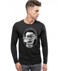 Bluza barbati neagra - Dali - The Watcher