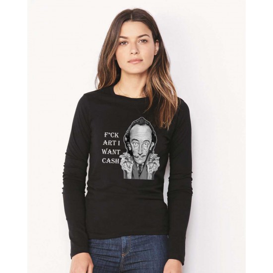 Bluza dama neagra - Dali - I want CASH