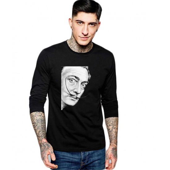 Bluza barbati neagra - Dali - Portret