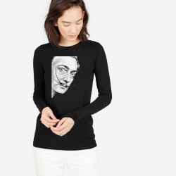 Bluza dama neagra - Dali - Portret