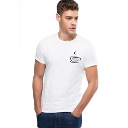 Tricou barbati alb - Espresso Yourself II